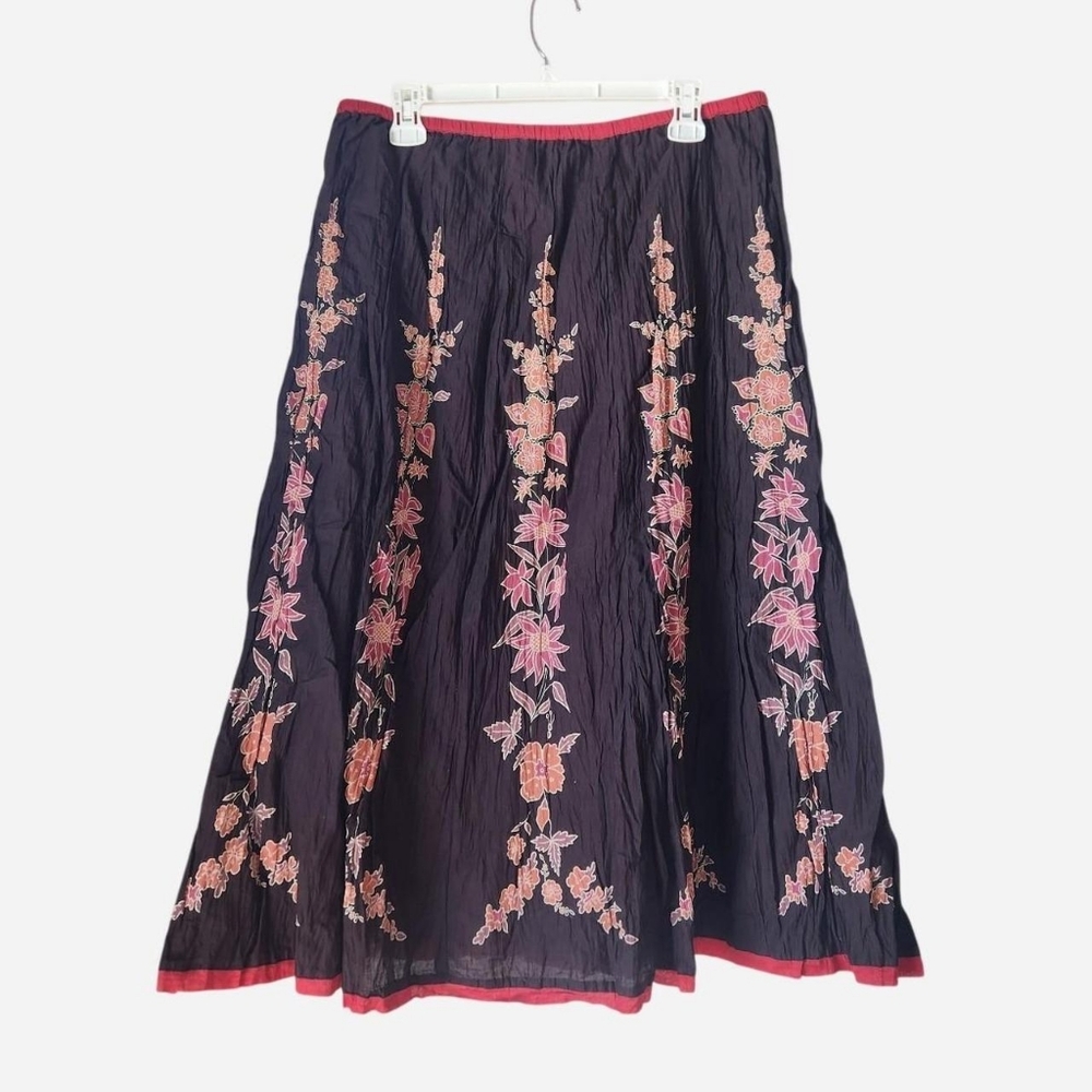 NWT Vintage Floral Cotton Skirt